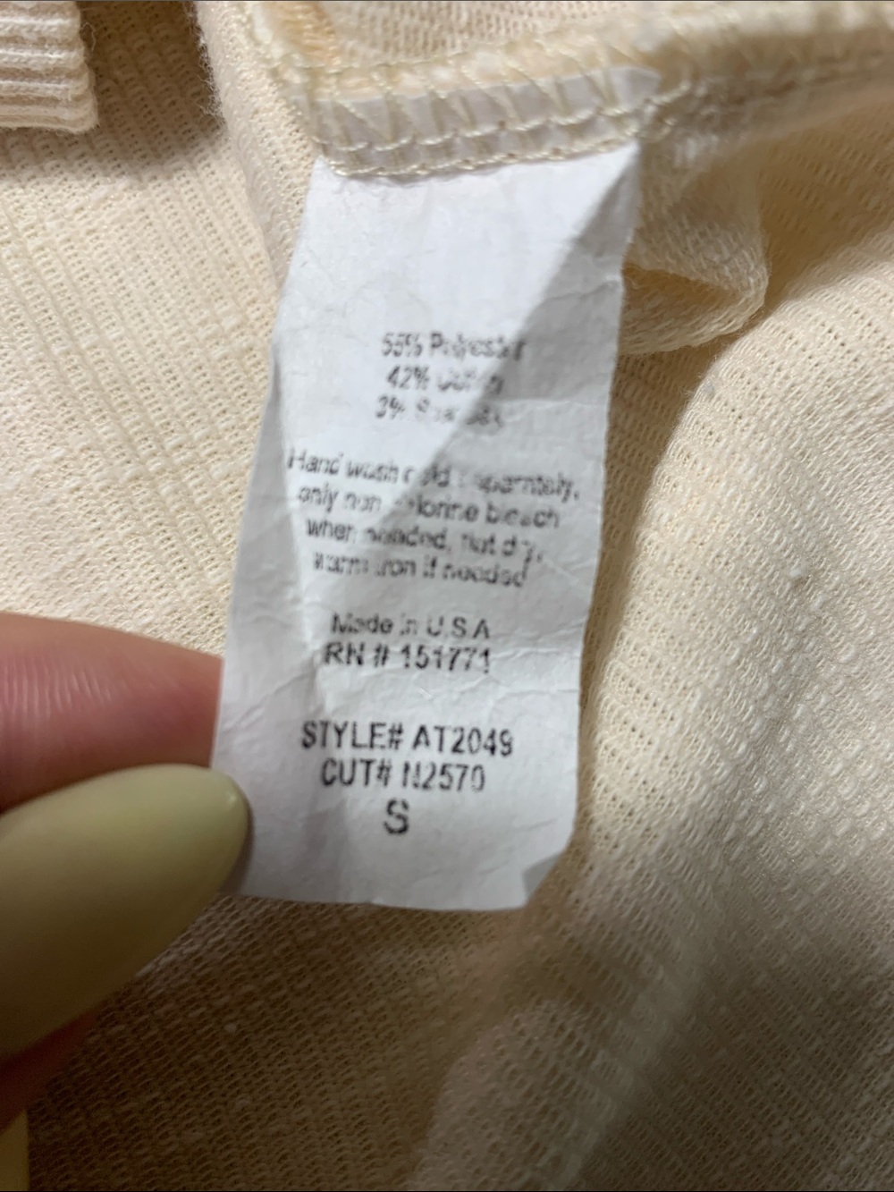 Gilli Cream Ribbed Ruched Tank Top - Picture 4 of 6